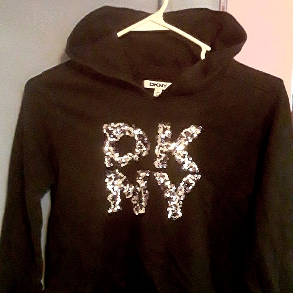 DKNY Girl's Hoodie. Size Large (12).